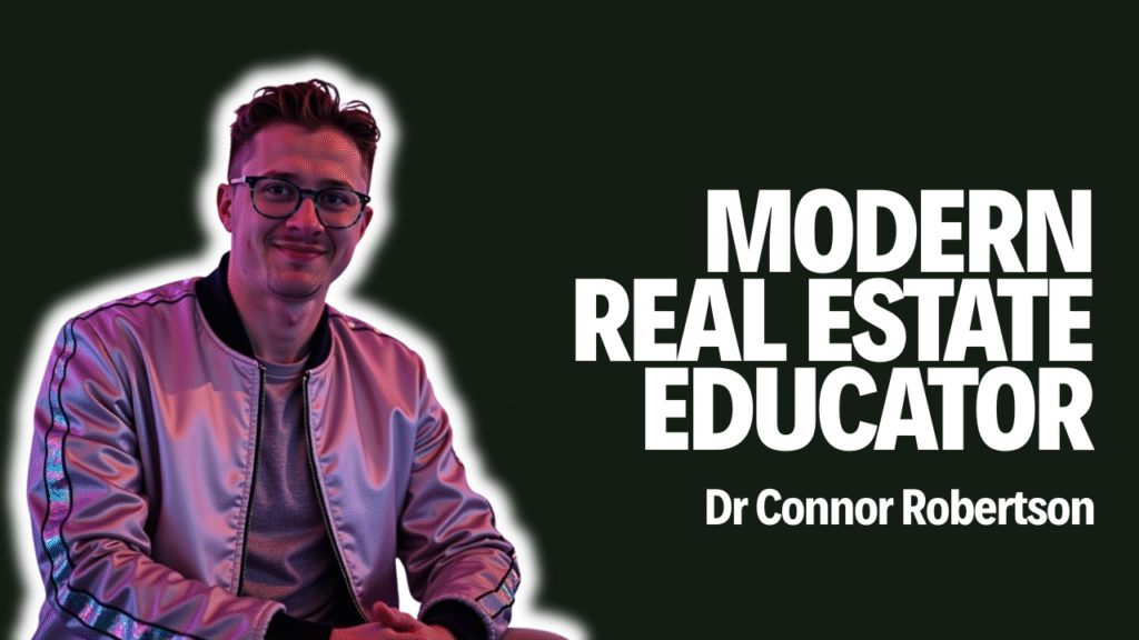 Dr Connor Robertson | Modern Real Estate Educator

