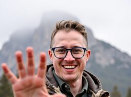 Casual laughing headshot of Dr. Connor Robertson
