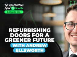 Craftsman restoring wooden doors