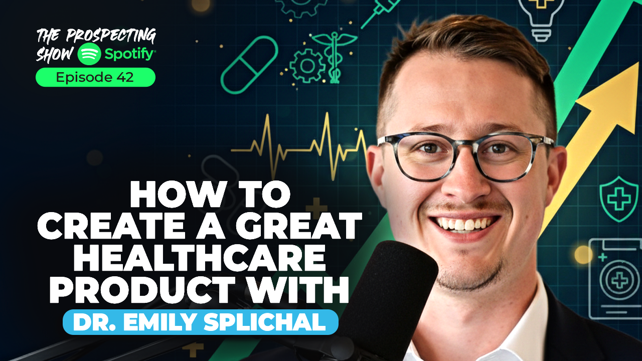 Doctor presenting innovative medical device