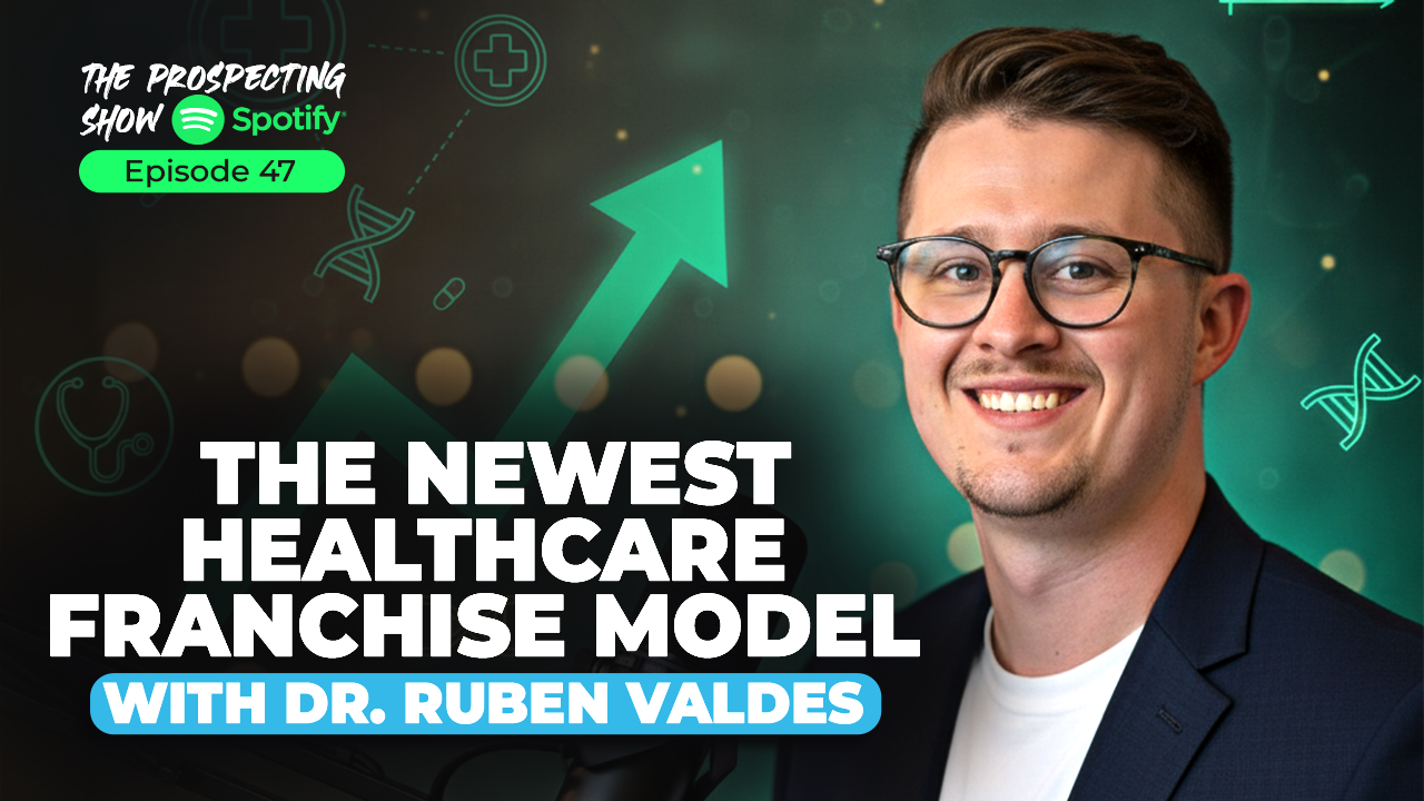 Doctor showcasing clinic franchise model