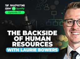 HR consultant reviewing employee policies