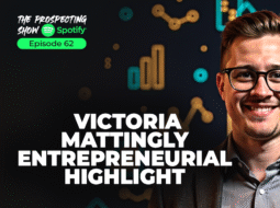 Businesswoman giving a talk on leadership