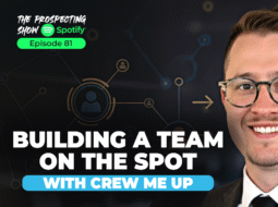 Film crew collaborating on set