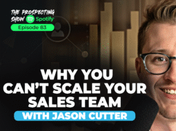 Sales manager leading team meeting