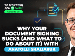 Business owner signing digital contract