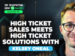 Entrepreneur presenting premium offer