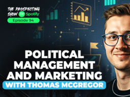 Campaign manager reviewing political ad strategy