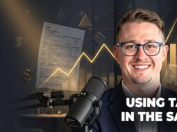 Financial consultant explaining tax benefits to client